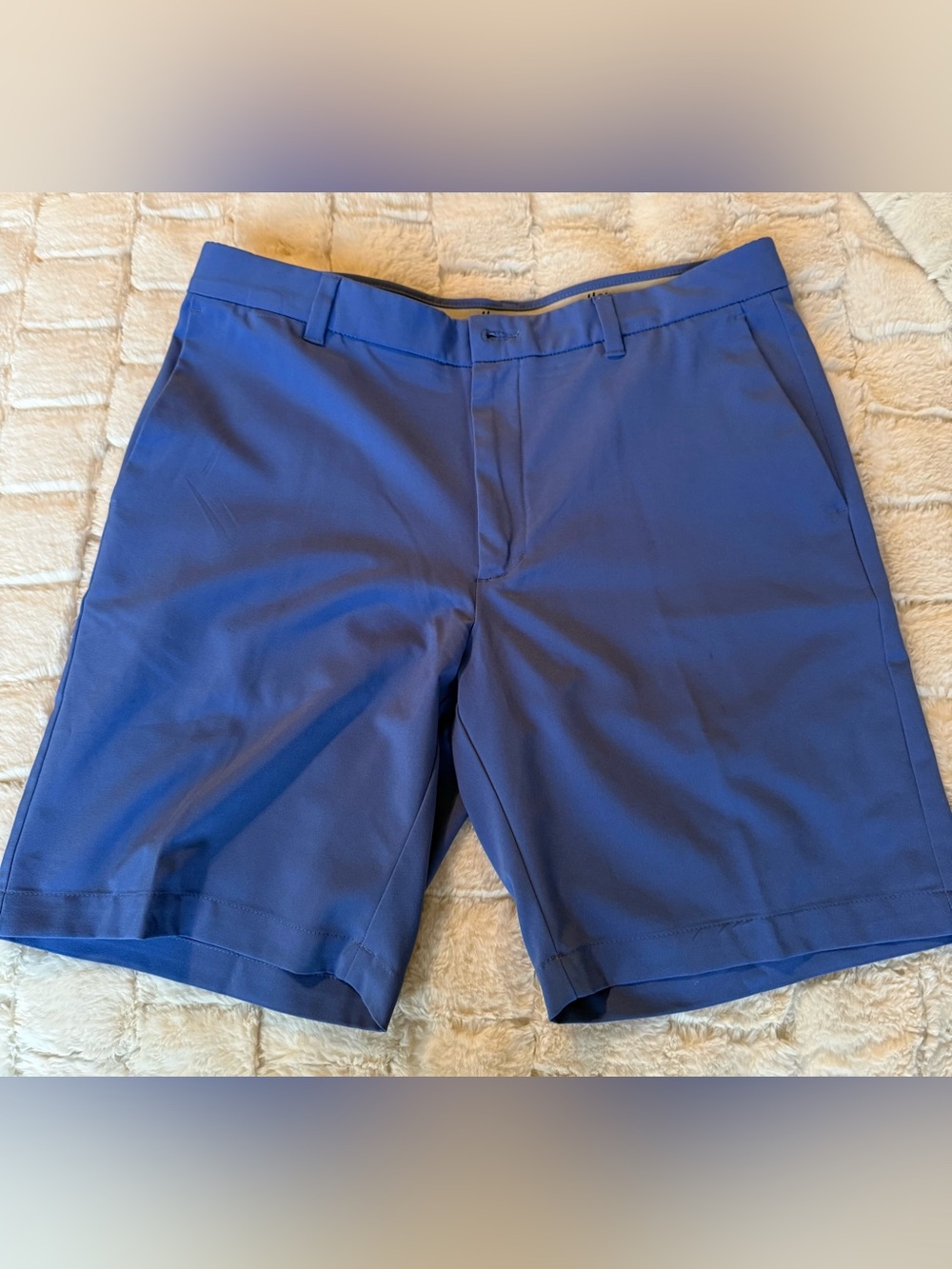 Callaway Periwinkle Blue Golf Shorts with Branded Waistband